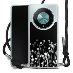 New Carry Case Transparent Stoff schwarz/silber