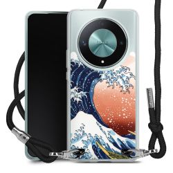 New Carry Case Transparent Stoff schwarz/silber