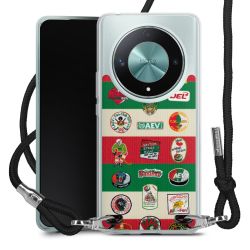 New Carry Case Transparent Stoff schwarz/silber