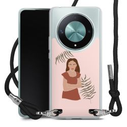 New Carry Case Transparent Stoff schwarz/silber