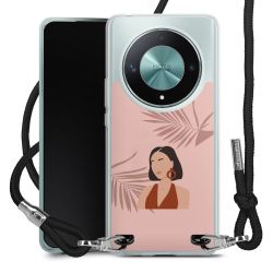 New Carry Case Transparent Stoff schwarz/silber