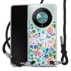 New Carry Case Transparent Stoff schwarz/silber