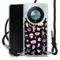 New Carry Case Transparent Stoff schwarz/silber