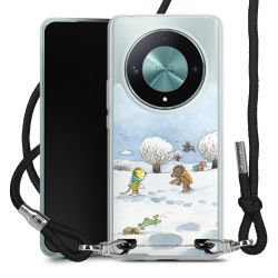 New Carry Case Transparent Stoff schwarz/silber