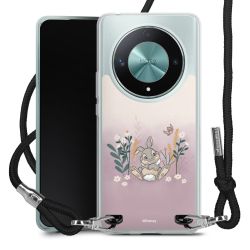 New Carry Case Transparent Stoff schwarz/silber