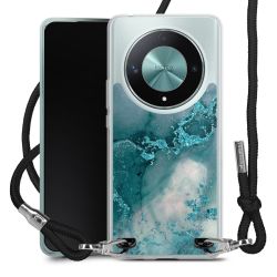 New Carry Case Transparent Stoff schwarz/silber