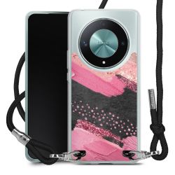 New Carry Case Transparent Stoff schwarz/silber