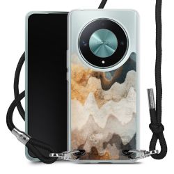 New Carry Case Transparent Stoff schwarz/silber