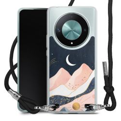 New Carry Case Transparent Stoff schwarz/silber