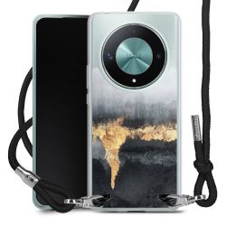 New Carry Case Transparent Stoff schwarz/silber