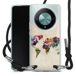 New Carry Case Transparent Stoff schwarz/silber