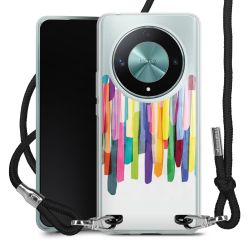 New Carry Case Transparent Stoff schwarz/silber