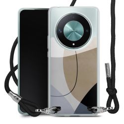 New Carry Case Transparent Stoff schwarz/silber