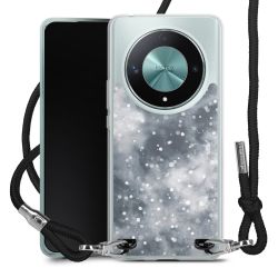 New Carry Case Transparent Stoff schwarz/silber