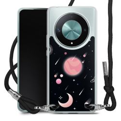 New Carry Case Transparent Stoff schwarz/silber