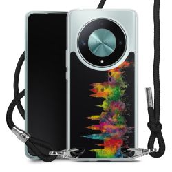 New Carry Case Transparent Stoff schwarz/silber