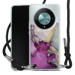 New Carry Case Transparent Stoff schwarz/silber