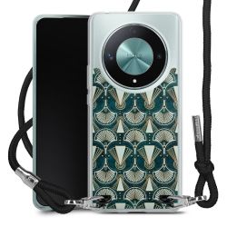 New Carry Case Transparent Stoff schwarz/silber