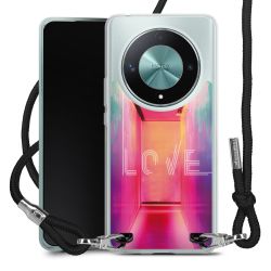 New Carry Case Transparent Stoff schwarz/silber