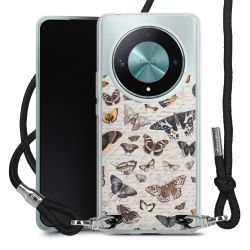 New Carry Case Transparent Stoff schwarz/silber