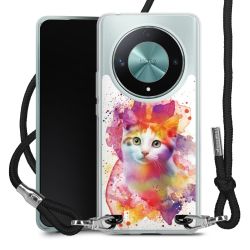 New Carry Case Transparent Stoff schwarz/silber