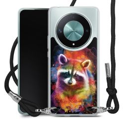 New Carry Case Transparent Stoff schwarz/silber