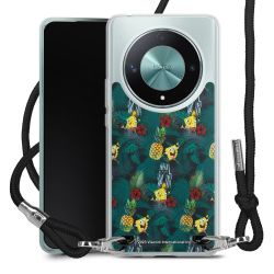 New Carry Case Transparent Stoff schwarz/silber