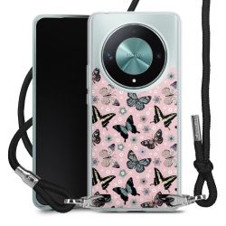 New Carry Case Transparent Stoff schwarz/silber