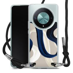 New Carry Case Transparent Stoff schwarz/silber