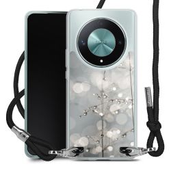 New Carry Case Transparent Stoff schwarz/silber