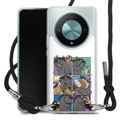 Carry Case Stoff schwarz/silber