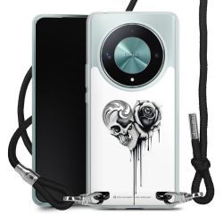 New Carry Case Transparent Stoff schwarz/silber