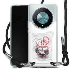 New Carry Case Transparent Stoff schwarz/silber