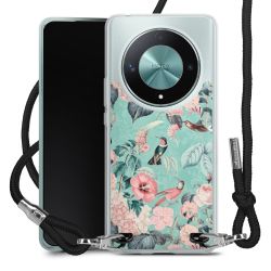 New Carry Case Transparent Stoff schwarz/silber