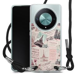 New Carry Case Transparent Stoff schwarz/silber