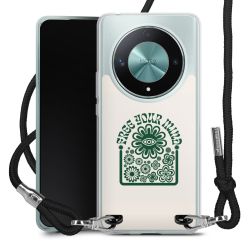 New Carry Case Transparent Stoff schwarz/silber