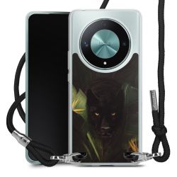 New Carry Case Transparent Stoff schwarz/silber