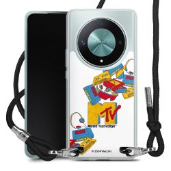 New Carry Case Transparent Stoff schwarz/silber