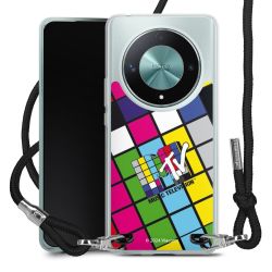 New Carry Case Transparent Stoff schwarz/silber