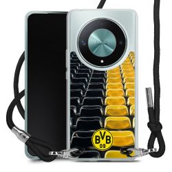 New Carry Case Transparent Stoff schwarz/silber