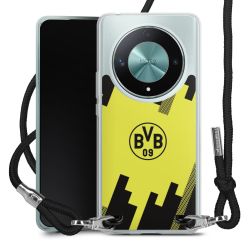 New Carry Case Transparent Stoff schwarz/silber