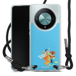 New Carry Case Transparent Stoff schwarz/silber