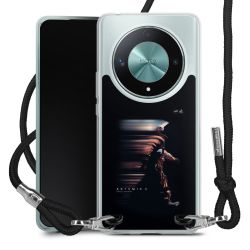 New Carry Case Transparent Stoff schwarz/silber