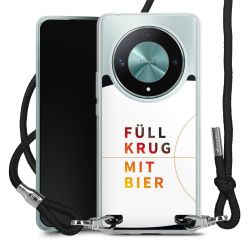 New Carry Case Transparent Stoff schwarz/silber