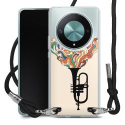 New Carry Case Transparent Stoff schwarz/silber