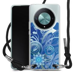 New Carry Case Transparent Stoff schwarz/silber