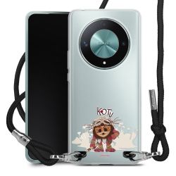 New Carry Case Transparent Stoff schwarz/silber