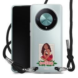 New Carry Case Transparent Stoff schwarz/silber