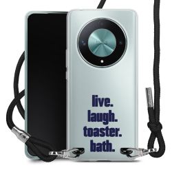 New Carry Case Transparent Stoff schwarz/silber