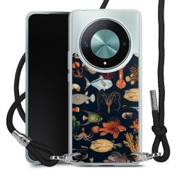 New Carry Case Transparent Stoff schwarz/silber